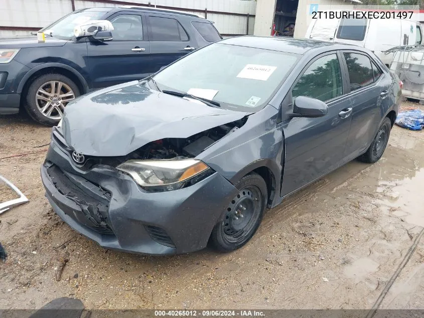 2014 Toyota Corolla Le VIN: 2T1BURHEXEC201497 Lot: 40265012