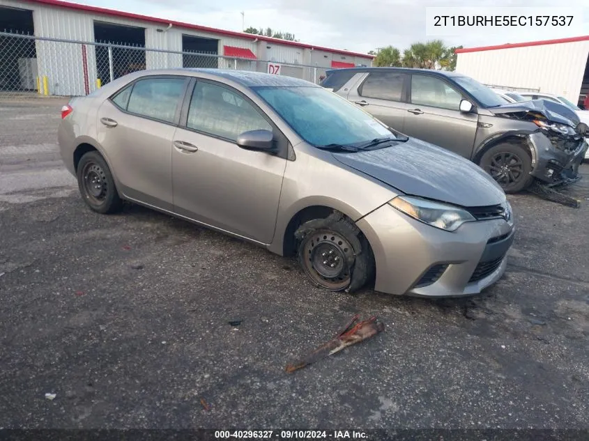 2T1BURHE5EC157537 2014 Toyota Corolla L/Le/Le Pls/Prm/S/S Pls