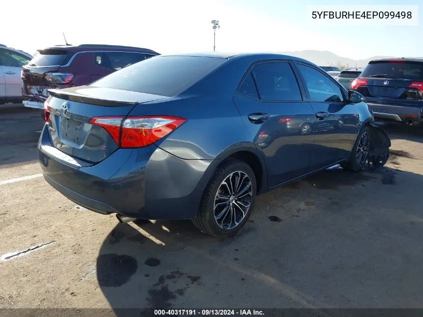 5YFBURHE4EP099498 2014 Toyota Corolla S Plus