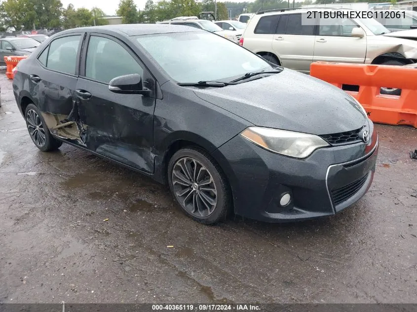 2T1BURHEXEC112061 2014 Toyota Corolla S Plus