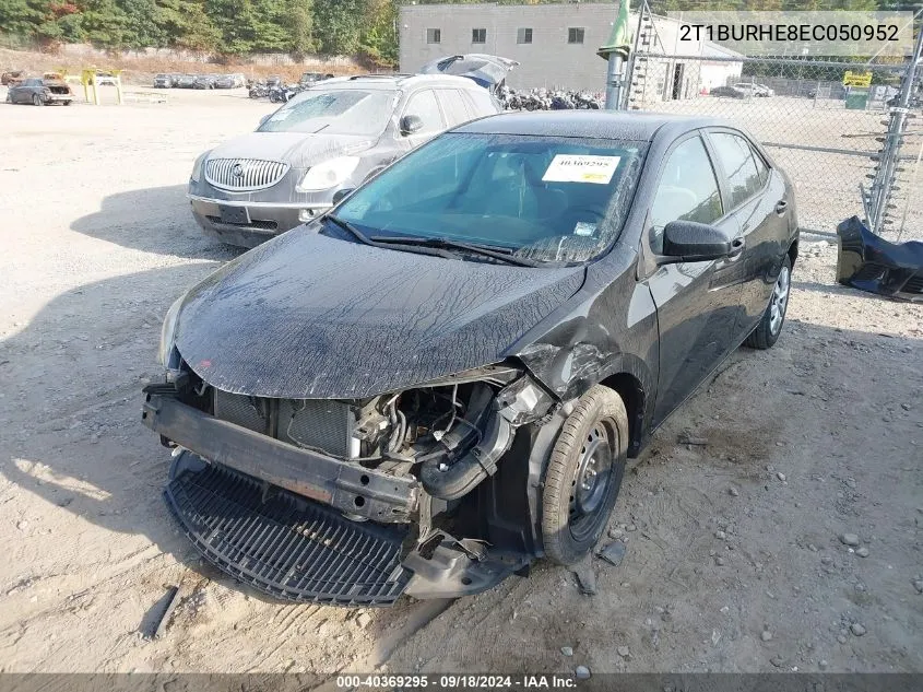 2014 Toyota Corolla L/Le/Le Pls/Prm/S/S Pls VIN: 2T1BURHE8EC050952 Lot: 40369295