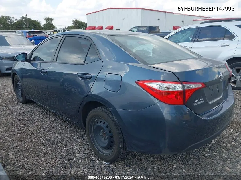 5YFBURHE3EP147993 2014 Toyota Corolla Le