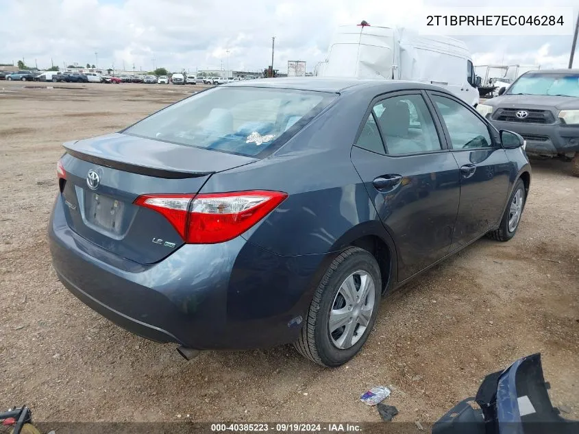 2014 Toyota Corolla Le Eco VIN: 2T1BPRHE7EC046284 Lot: 40385223