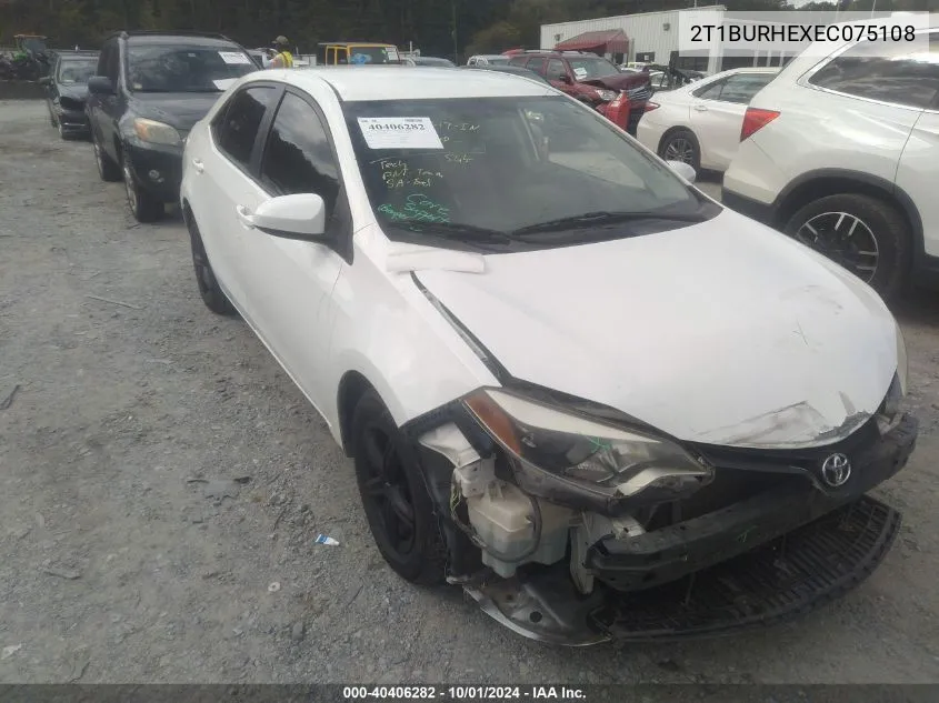 2T1BURHEXEC075108 2014 Toyota Corolla L