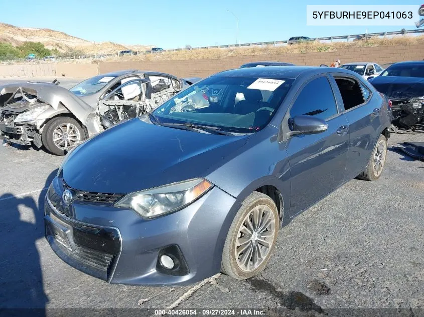 2014 Toyota Corolla S Plus VIN: 5YFBURHE9EP041063 Lot: 40426054