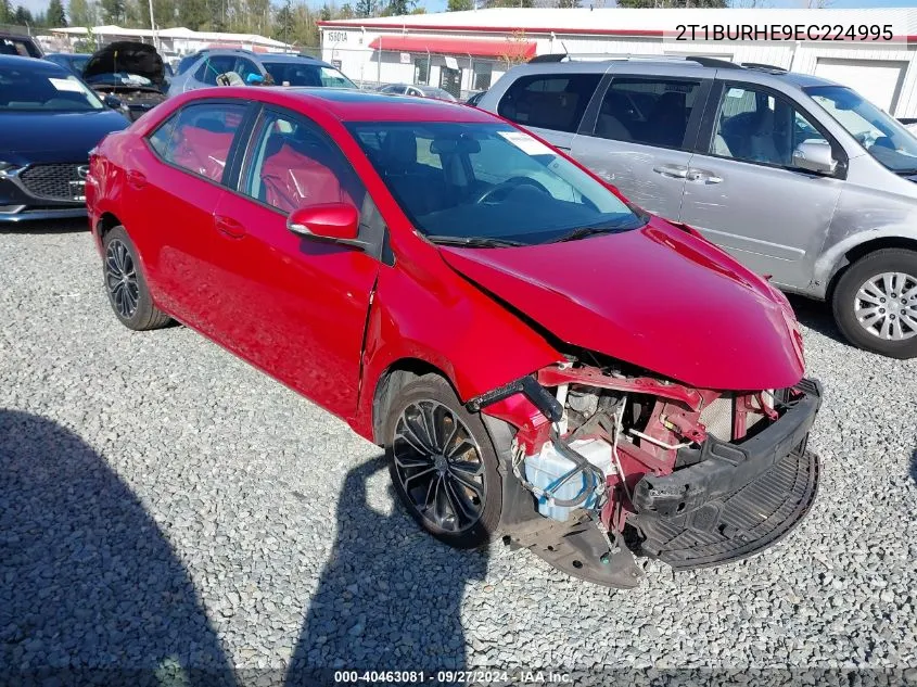 2014 Toyota Corolla S Premium VIN: 2T1BURHE9EC224995 Lot: 40463081