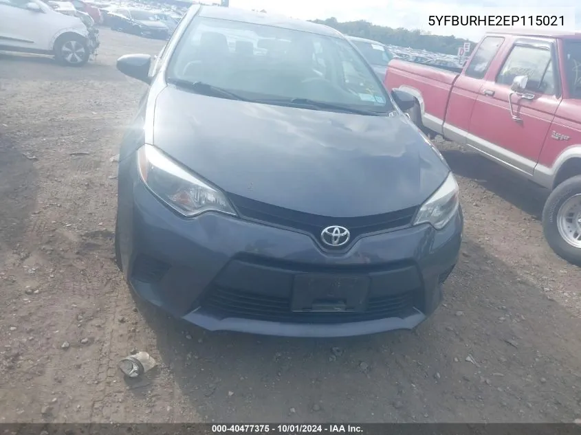 5YFBURHE2EP115021 2014 Toyota Corolla L