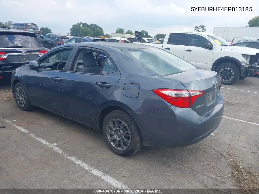 5YFBURHE4EP013185 2014 Toyota Corolla L