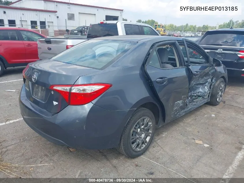 5YFBURHE4EP013185 2014 Toyota Corolla L