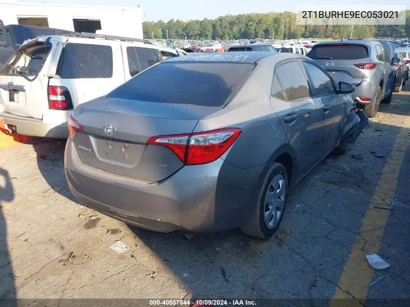 2014 Toyota Corolla L/Le/Le Pls/Prm/S/S Pls VIN: 2T1BURHE9EC053021 Lot: 40557844