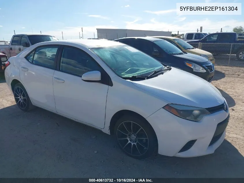 2014 Toyota Corolla Le VIN: 5YFBURHE2EP161304 Lot: 40613732