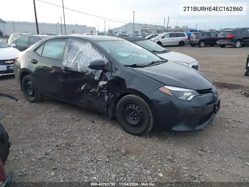 2T1BURHE4EC162860 2014 Toyota Corolla Le