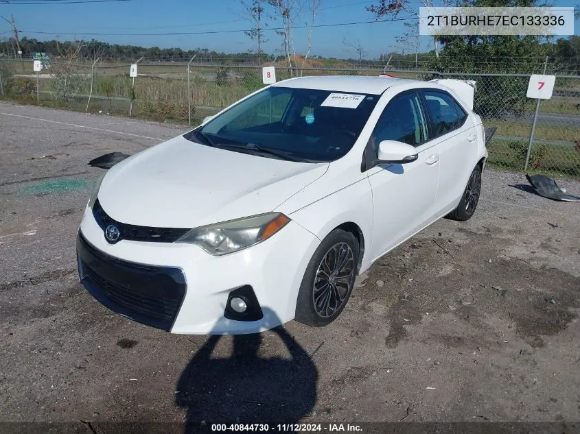 2014 Toyota Corolla S Plus VIN: 2T1BURHE7EC133336 Lot: 40844730