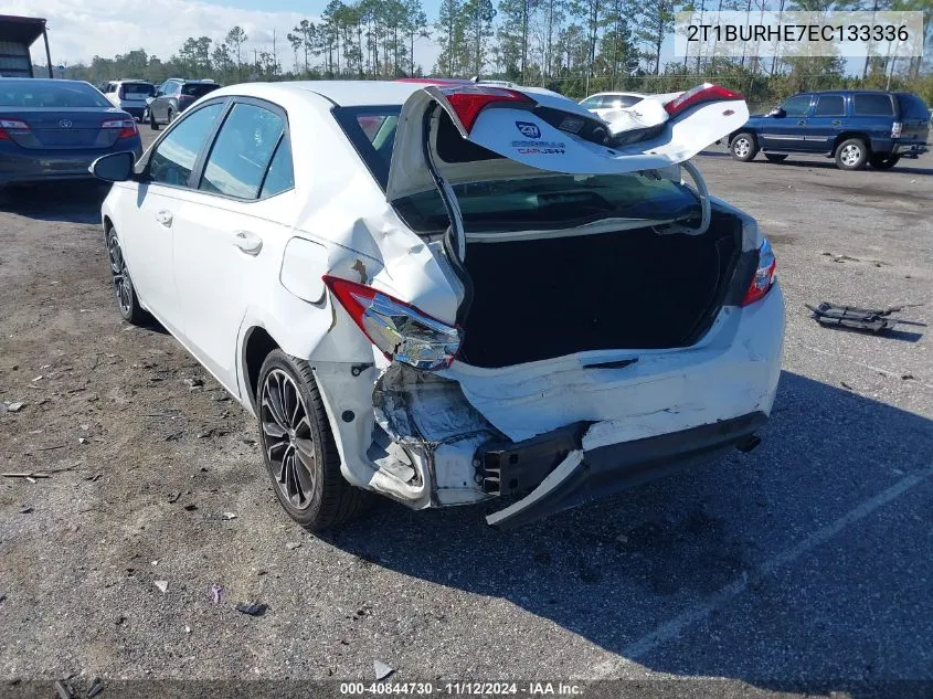 2014 Toyota Corolla S Plus VIN: 2T1BURHE7EC133336 Lot: 40844730