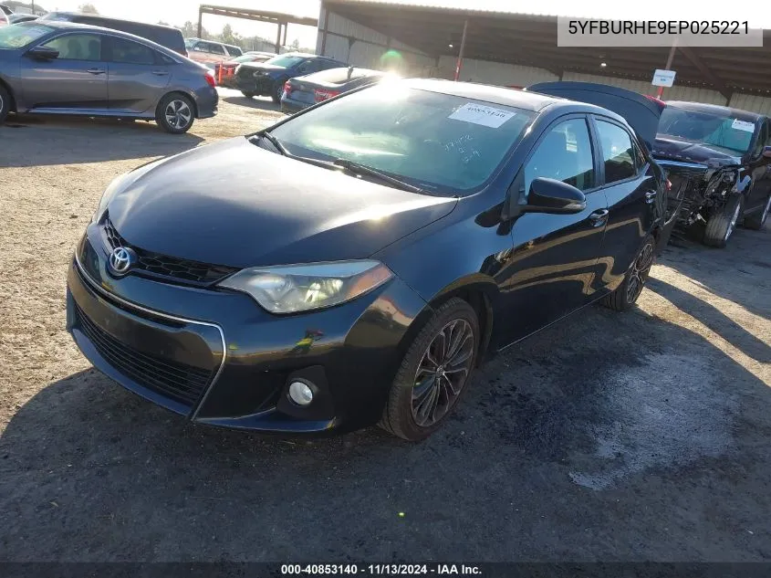 5YFBURHE9EP025221 2014 Toyota Corolla L/Le/Le Pls/Prm/S/S Pls