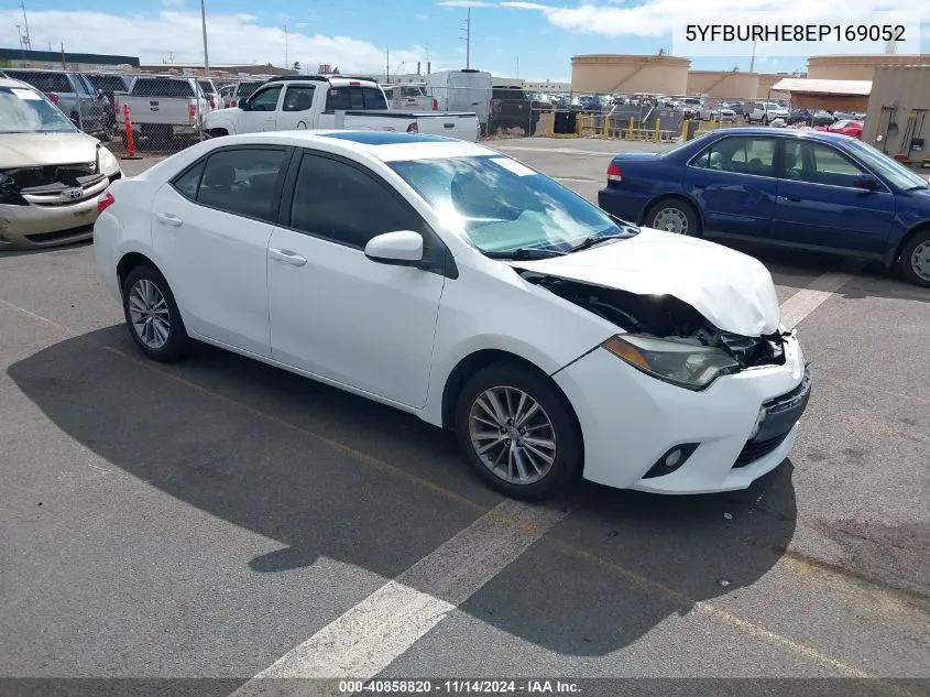 5YFBURHE8EP169052 2014 Toyota Corolla Le/Le Plus/Le Premium