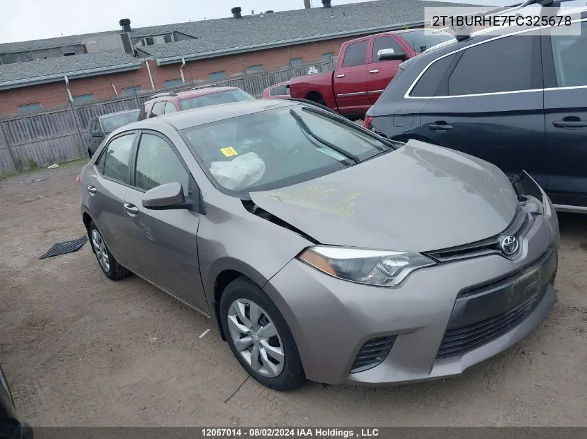 2T1BURHE7FC325678 2015 Toyota Corolla