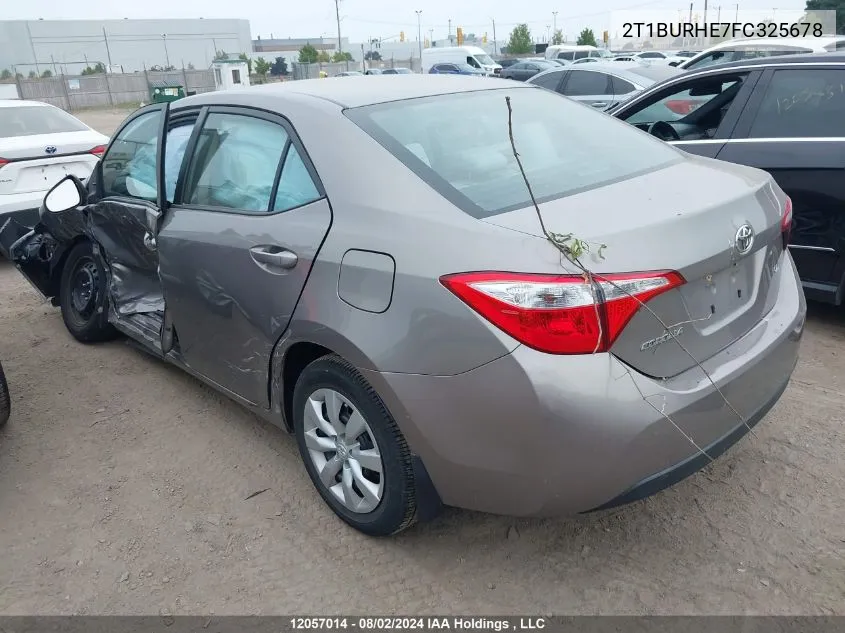 2T1BURHE7FC325678 2015 Toyota Corolla