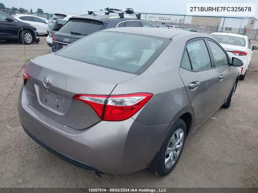 2T1BURHE7FC325678 2015 Toyota Corolla