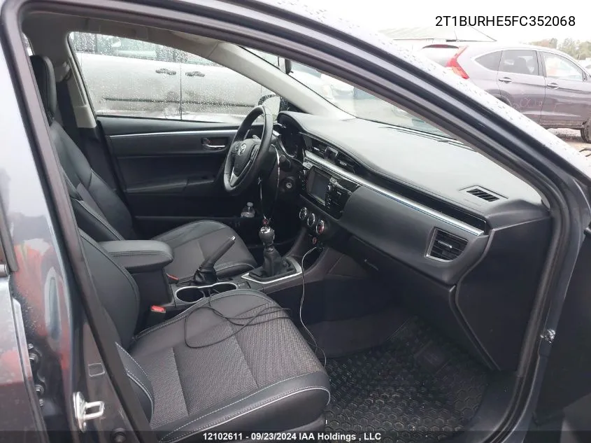 2T1BURHE5FC352068 2015 Toyota Corolla