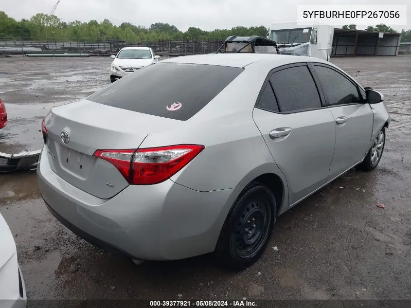 5YFBURHE0FP267056 2015 Toyota Corolla Le