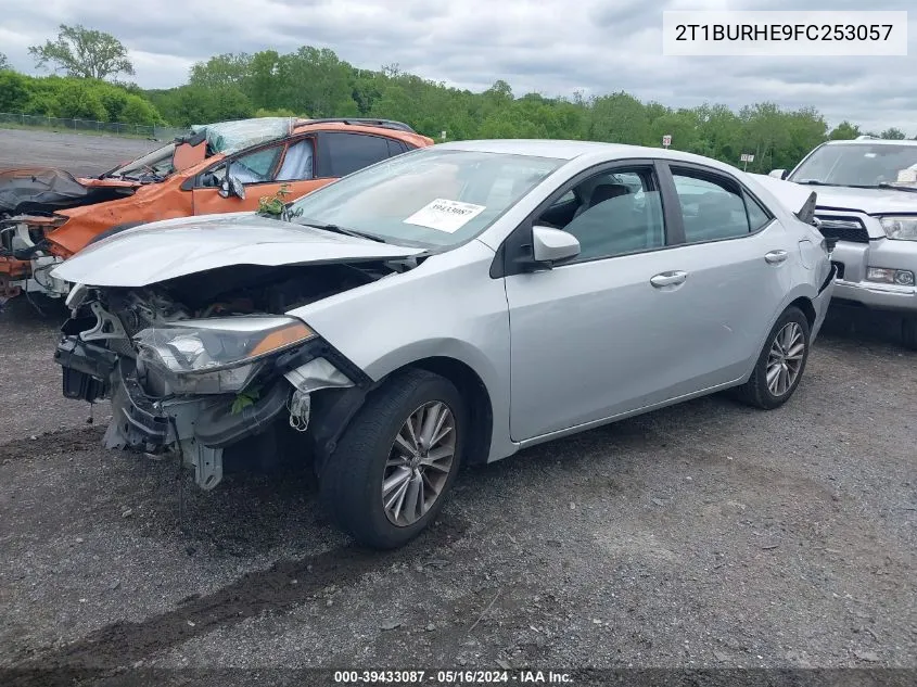 2015 Toyota Corolla Le Plus VIN: 2T1BURHE9FC253057 Lot: 39433087