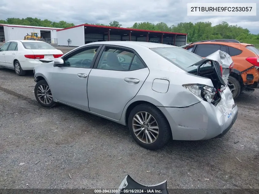 2015 Toyota Corolla Le Plus VIN: 2T1BURHE9FC253057 Lot: 39433087