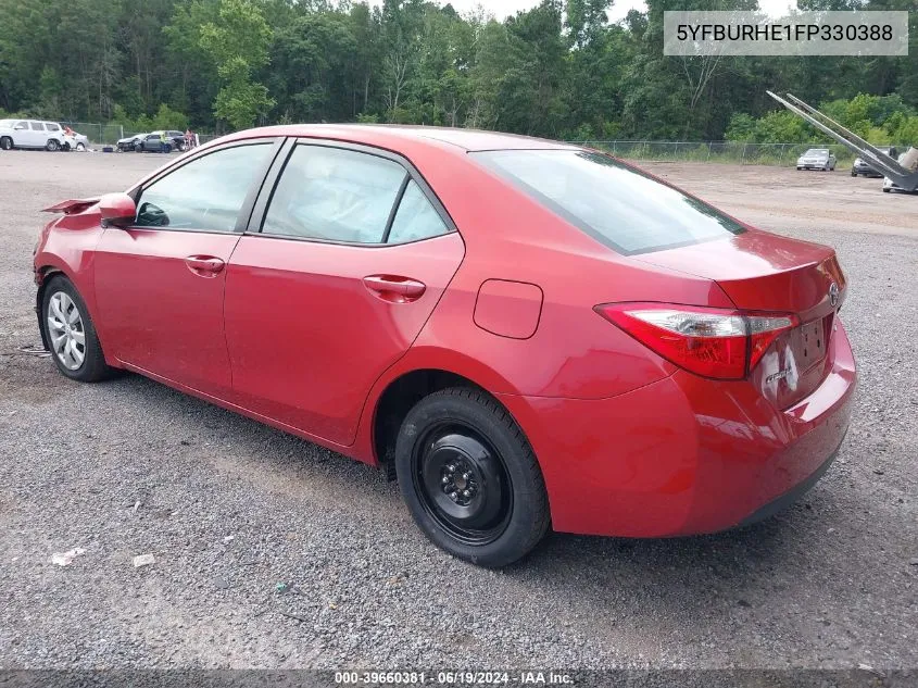 5YFBURHE1FP330388 2015 Toyota Corolla Le