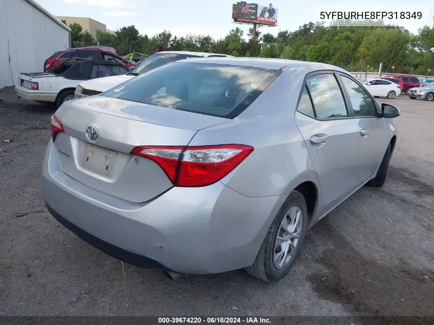 5YFBURHE8FP318349 2015 Toyota Corolla L