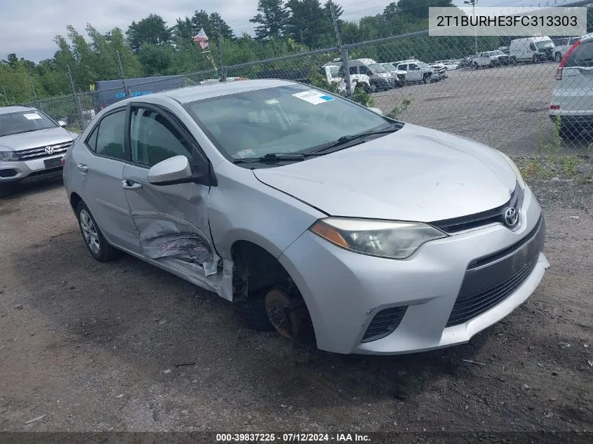 2T1BURHE3FC313303 2015 Toyota Corolla Le