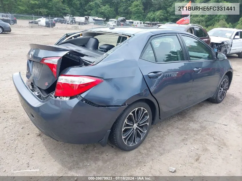 2T1BURHE6FC331441 2015 Toyota Corolla S Plus