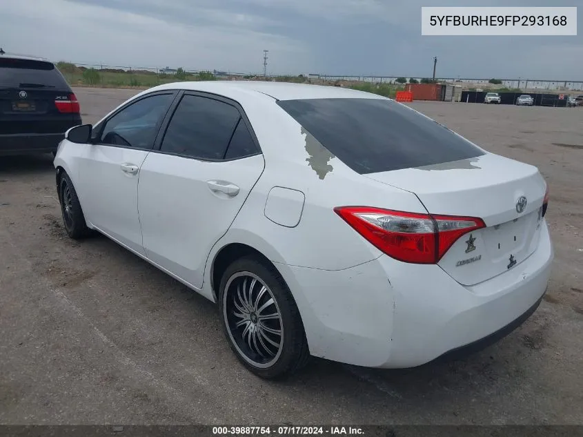 5YFBURHE9FP293168 2015 Toyota Corolla Le