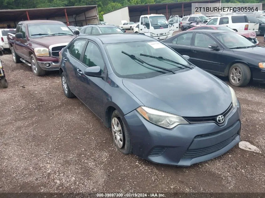 2T1BURHE7FC305964 2015 Toyota Corolla L