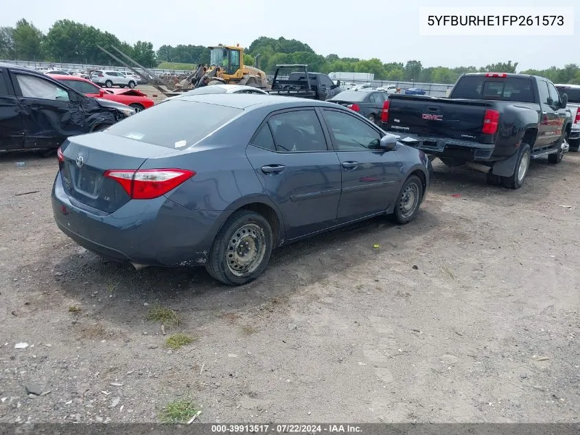 5YFBURHE1FP261573 2015 Toyota Corolla Le