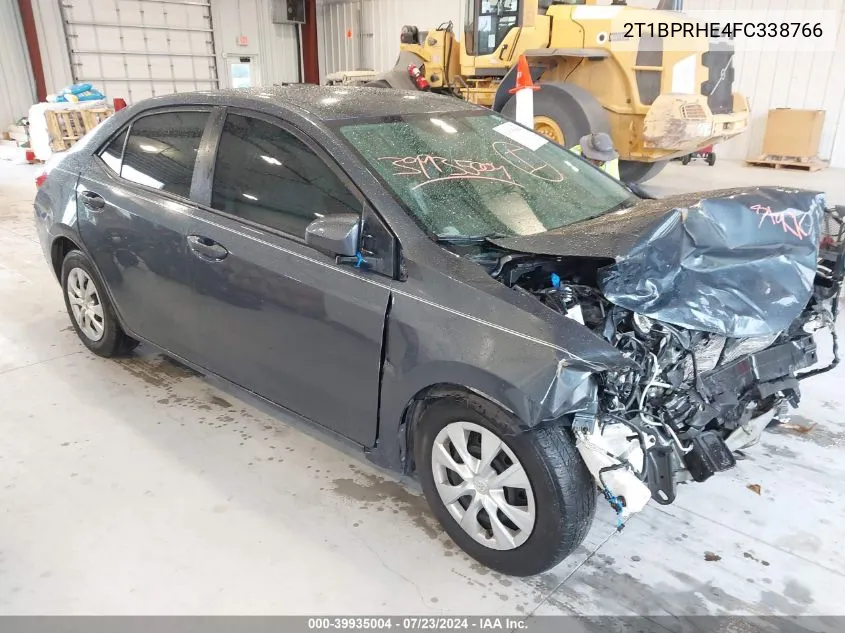 2T1BPRHE4FC338766 2015 Toyota Corolla Le Eco