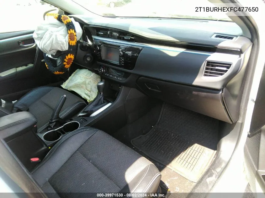 2T1BURHEXFC477650 2015 Toyota Corolla S Plus