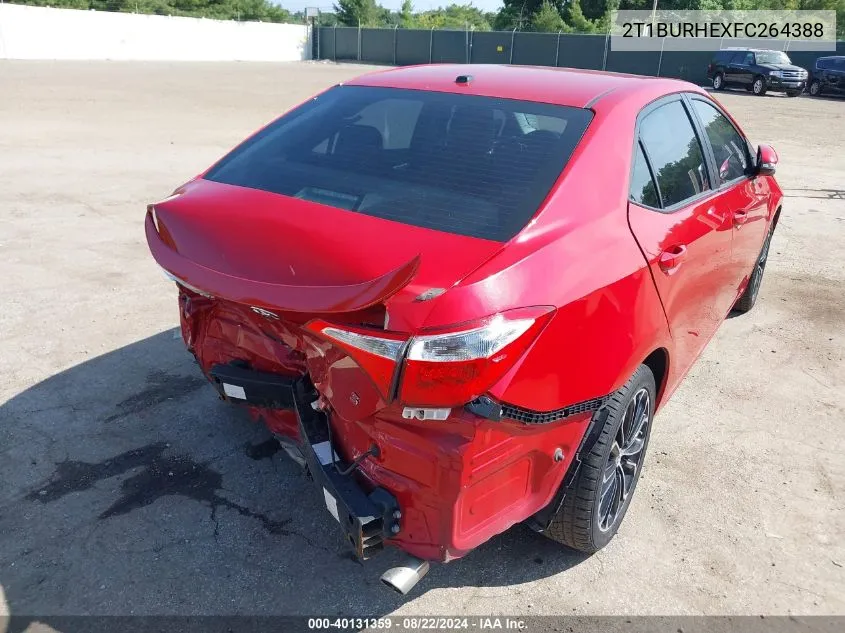 2015 Toyota Corolla S Plus VIN: 2T1BURHEXFC264388 Lot: 40131359