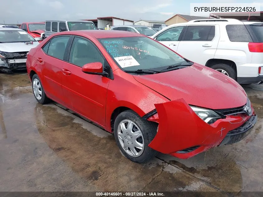 5YFBURHE5FP224526 2015 Toyota Corolla Le