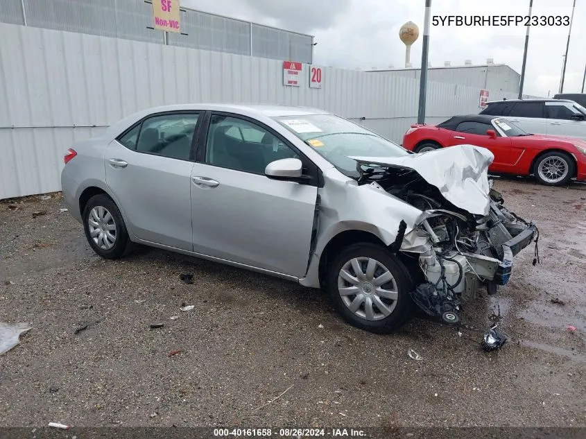 5YFBURHE5FP233033 2015 Toyota Corolla L