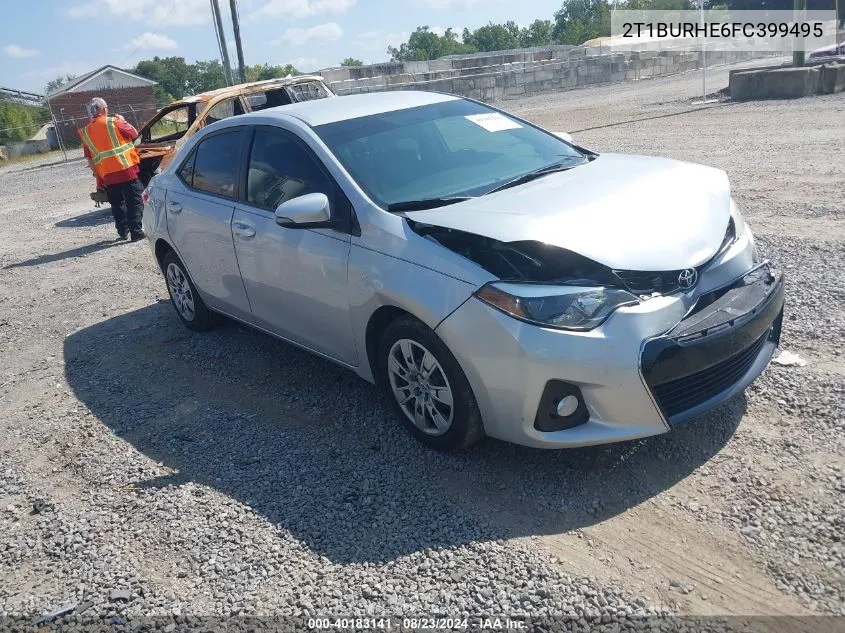 2015 Toyota Corolla S VIN: 2T1BURHE6FC399495 Lot: 40183141