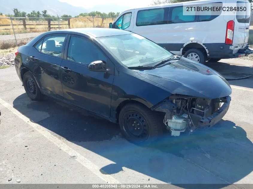 2015 Toyota Corolla Le VIN: 2T1BURHE6FC284850 Lot: 40205945