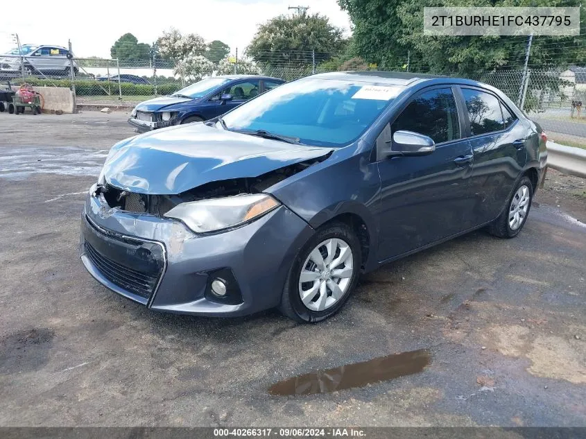 2T1BURHE1FC437795 2015 Toyota Corolla S