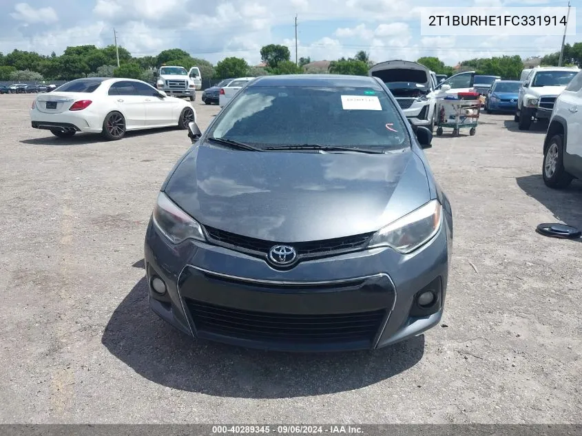 2T1BURHE1FC331914 2015 Toyota Corolla S Plus