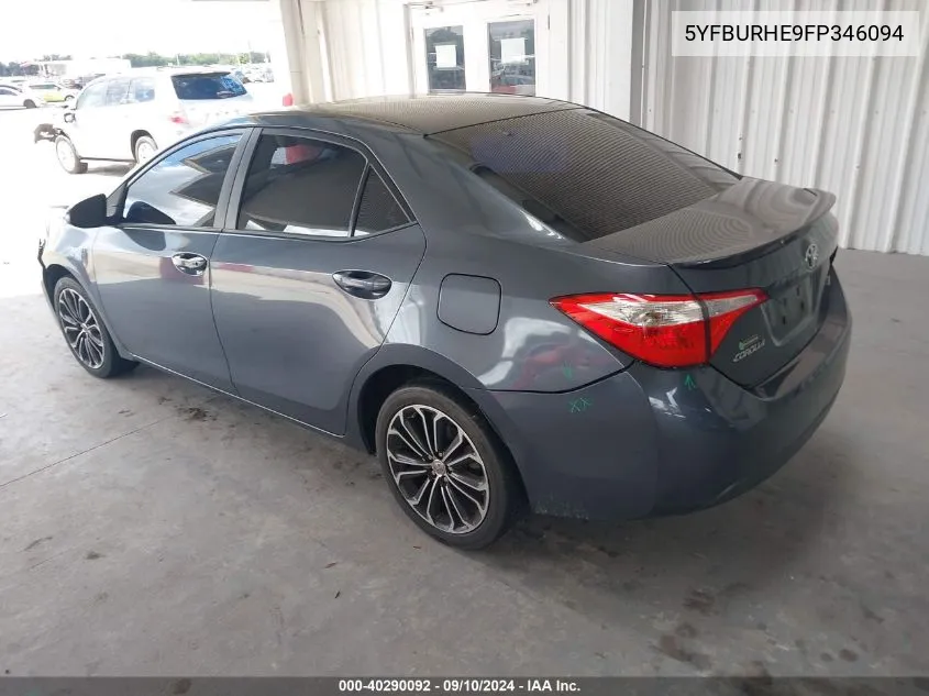 5YFBURHE9FP346094 2015 Toyota Corolla L/Le/Le Pls/Prm/S/S Pls