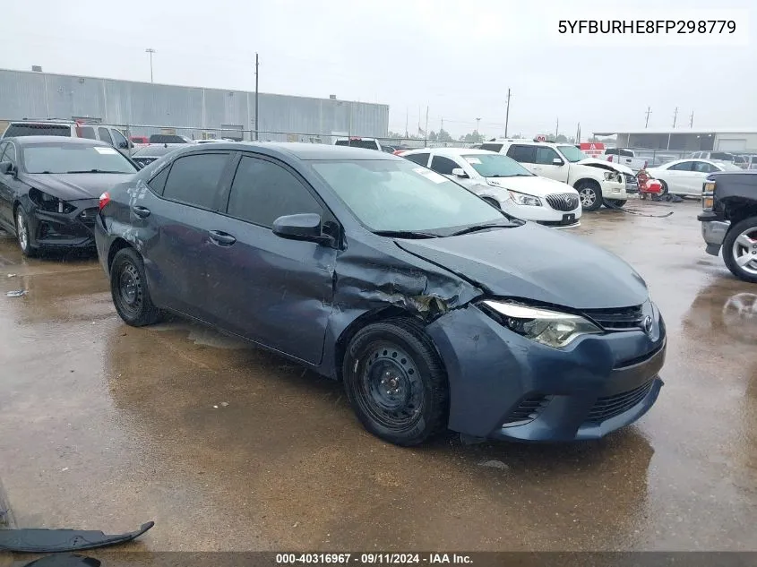 5YFBURHE8FP298779 2015 Toyota Corolla Le