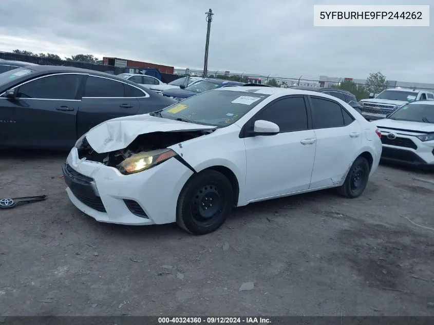 5YFBURHE9FP244262 2015 Toyota Corolla L/Le/Le Pls/Prm/S/S Pls