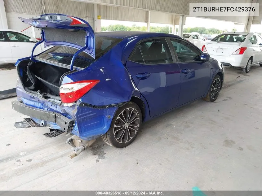 2T1BURHE7FC429376 2015 Toyota Corolla L/Le/Le Pls/Prm/S/S Pls