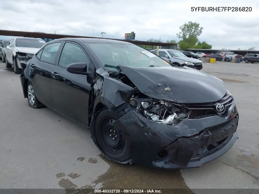 5YFBURHE7FP286820 2015 Toyota Corolla L/Le/Le Pls/Prm/S/S Pls