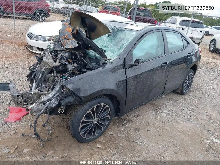 5YFBURHE7FP339550 2015 Toyota Corolla S Plus