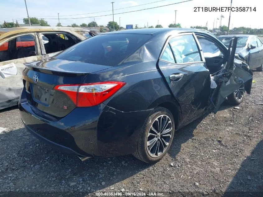 2T1BURHE7FC358714 2015 Toyota Corolla S Plus